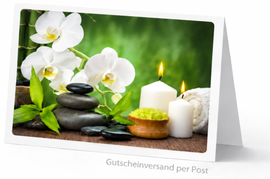 Gedruckter MiChai-Gutschein per Post