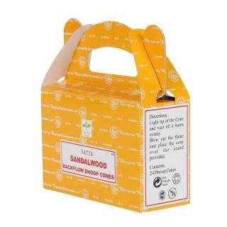 Preview: Sandelholz Rückfluss Räucherkegel