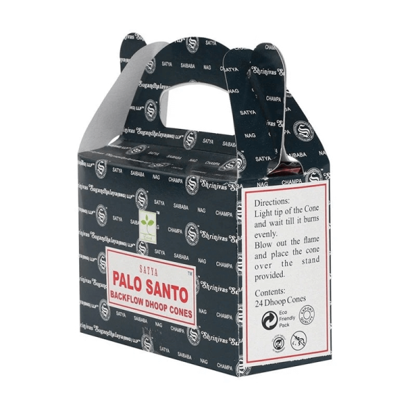 Satya Palo Santo Rückfluss Räucherkege