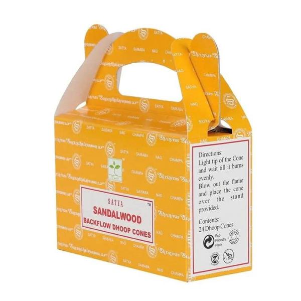 Sandelholz Rückfluss Räucherkegel