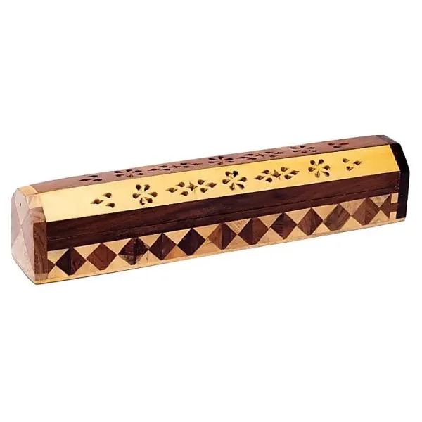 Räucherstäbchenhalter/Dose aus Holz Räucherstäbchenhalter/Dose aus Holz