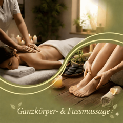 Ganzkörper und Fussmassage