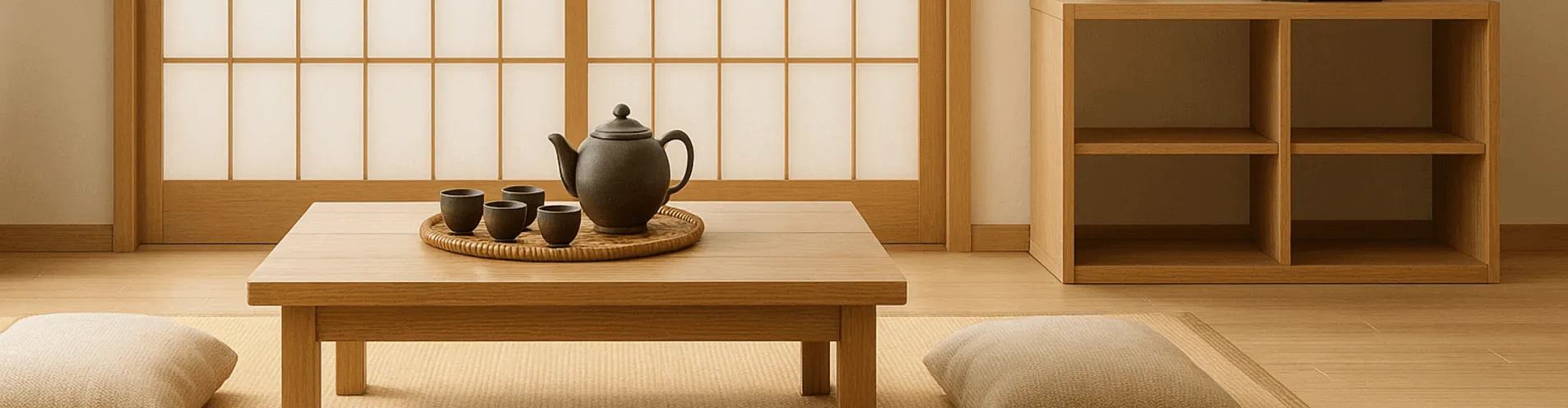 Asiatische Kleinmöbel für Wohnzimmer und Wohnbereiche